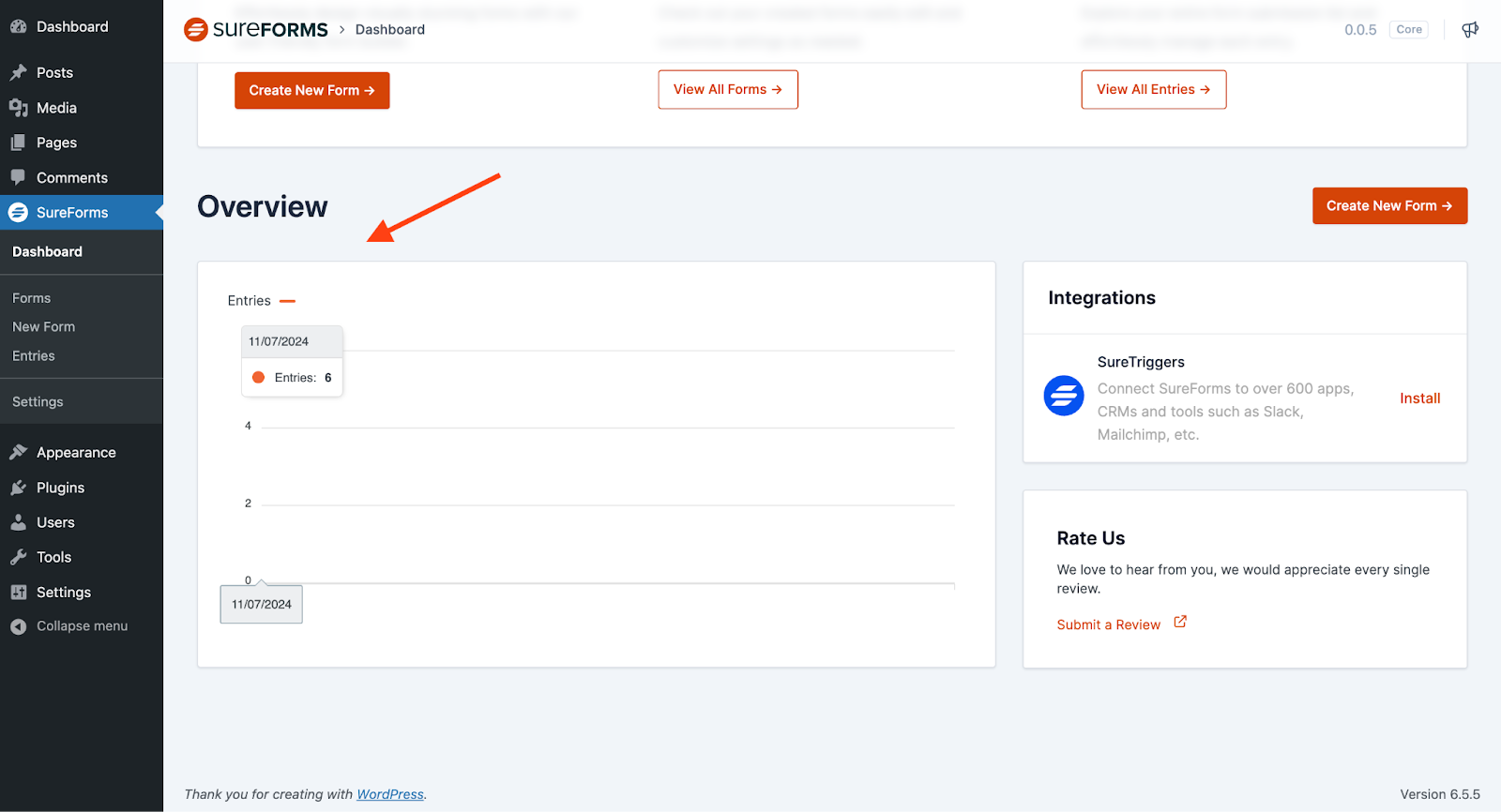 Managing Form Entries Image 109