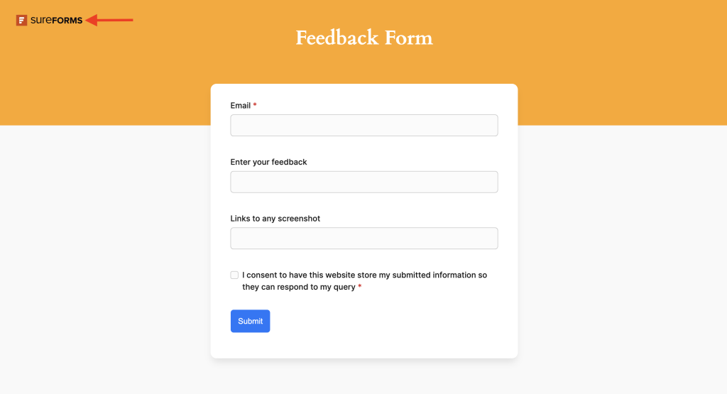 Instant Forms the logo is changed