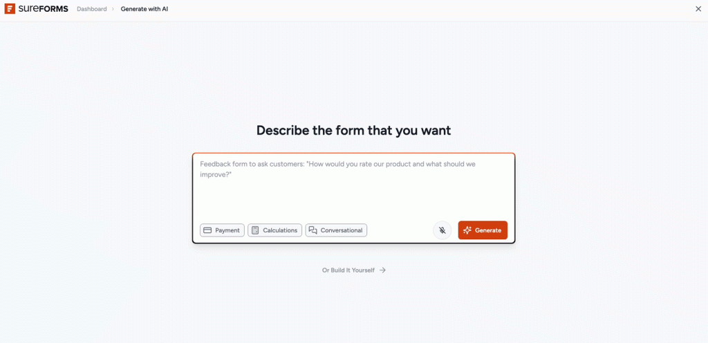 How To Create A WordPress Form With AI voice command