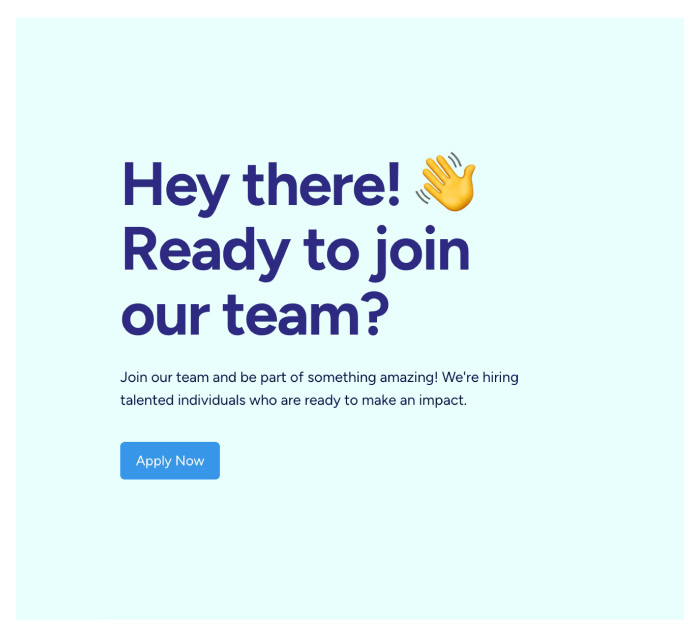 Job application