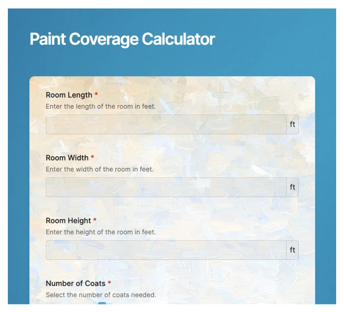 Paint Coverage Calculator