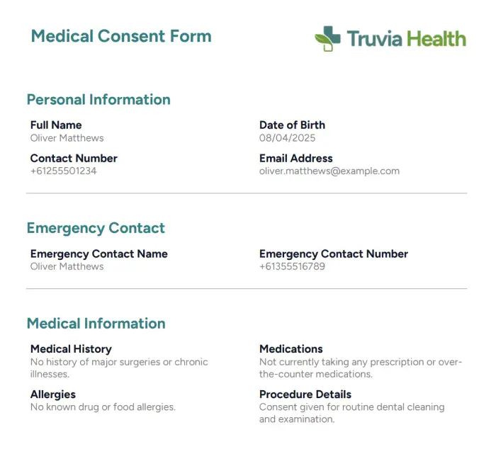 Medical Form