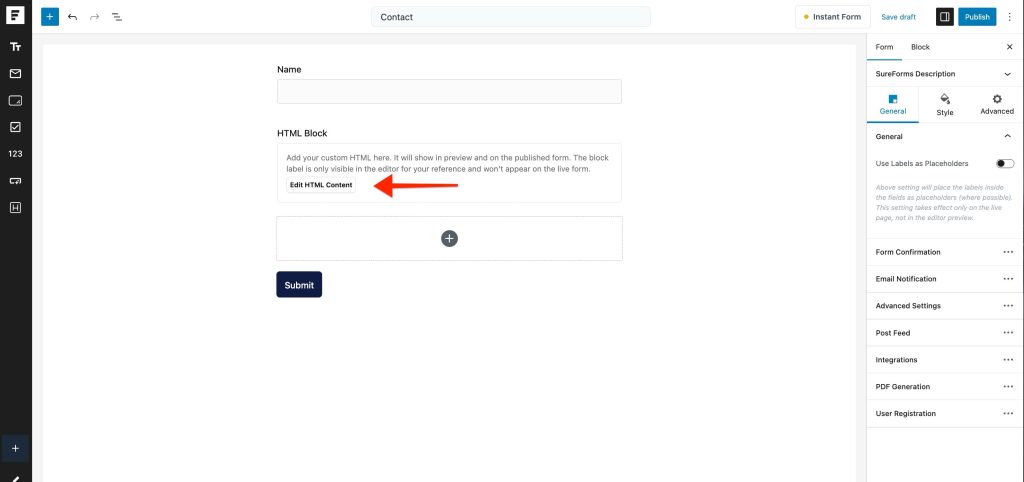  Edit HTML Content 