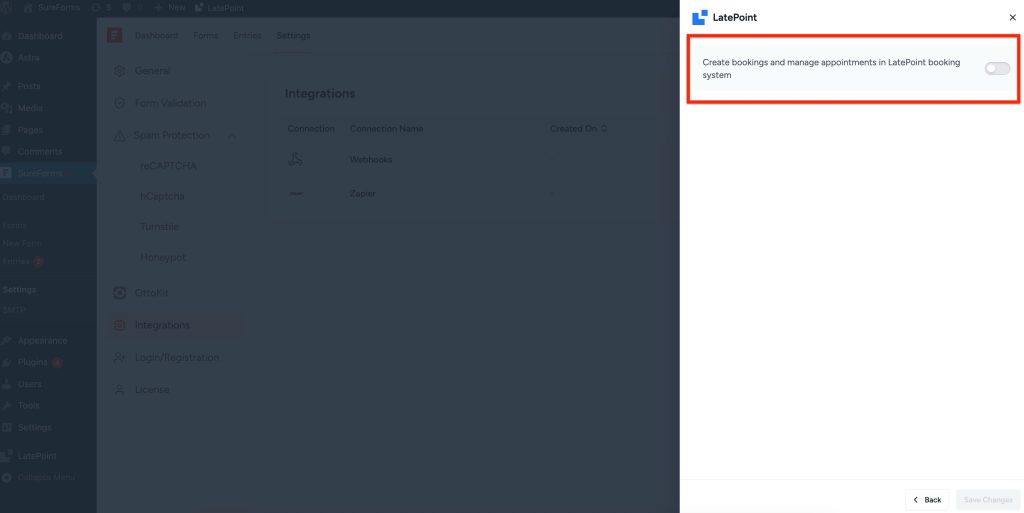 Enable the toggle