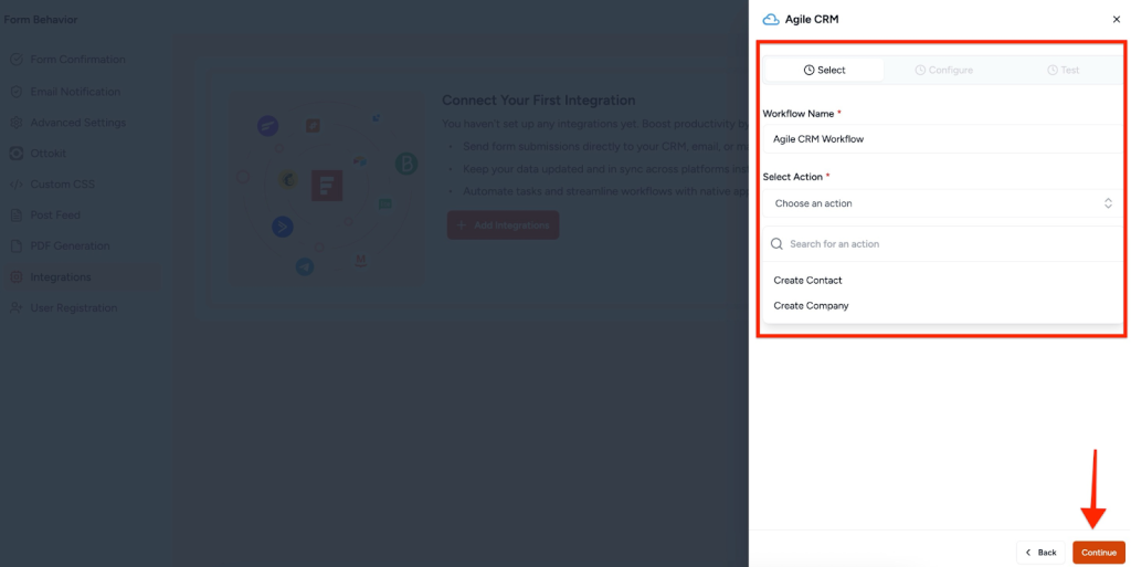 Select Tab