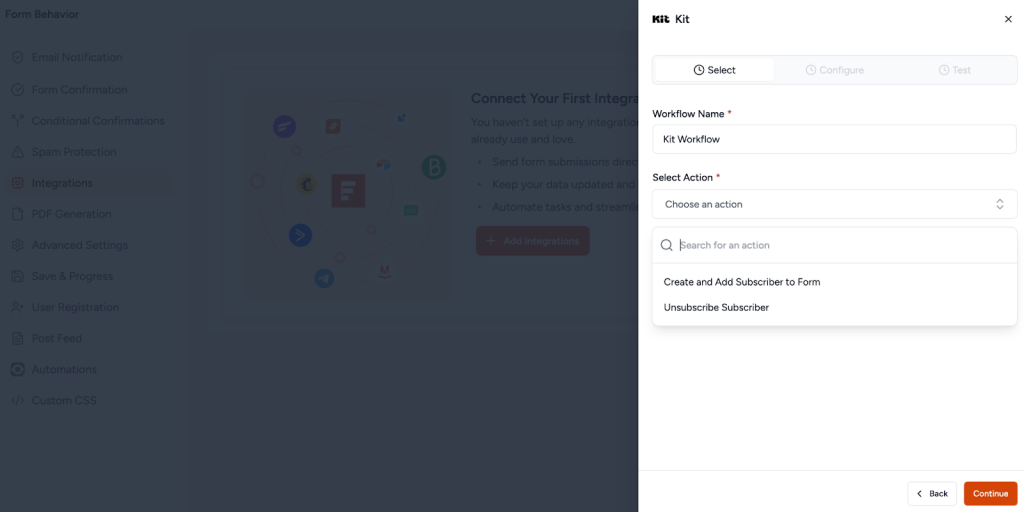 SureForms Integration with Kit image