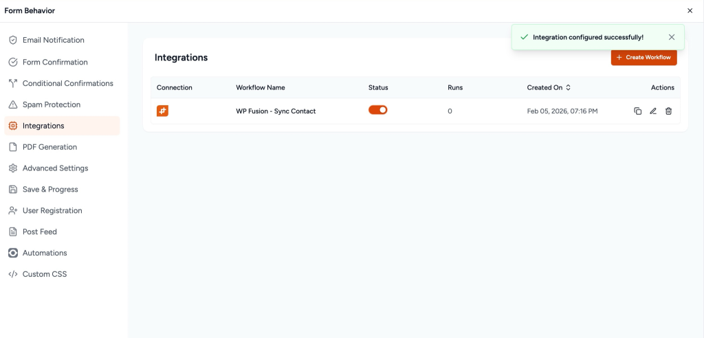 WP Fusion  added.