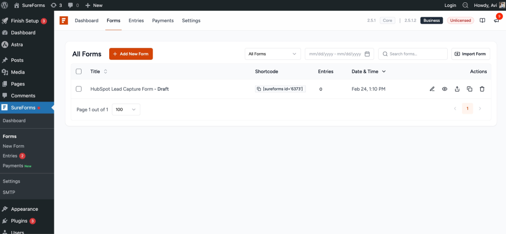 HubSpot Integration in SureForms image