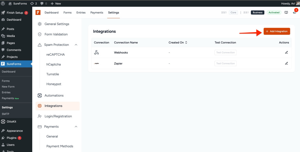 HubSpot Integration in SureForms image