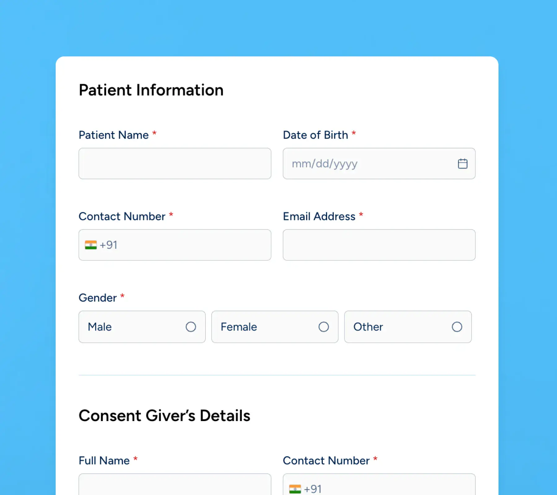 medical consent form thumbnail demo