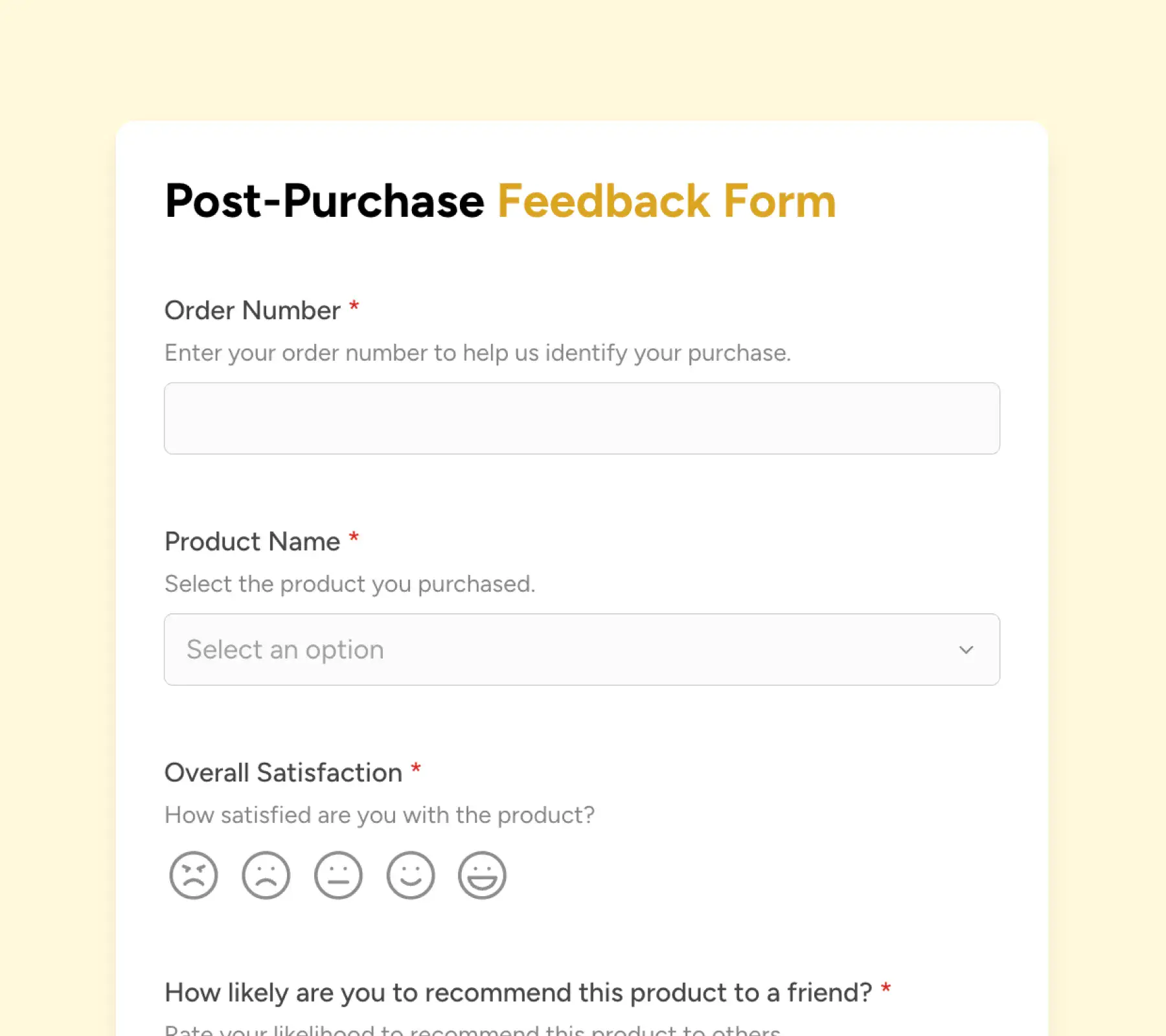 post purchase feedback thumbnail demo