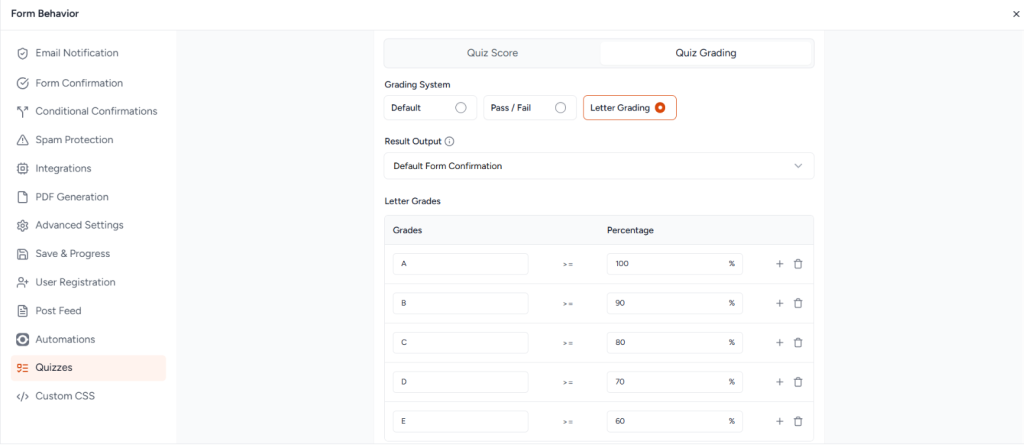 Quiz Feature in SureForms image