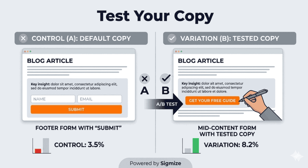 Test Your Content Marketing Lead Generation