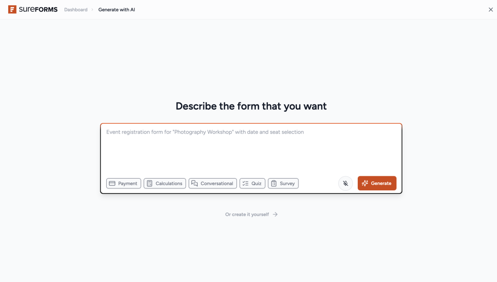 Time for a Contact Form 7 Alternative? Contact Form 7 vs SureForms Contact Form 7 alternative: SureForms Add Form