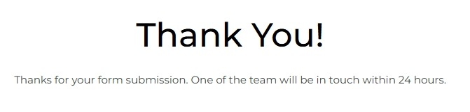thank you message