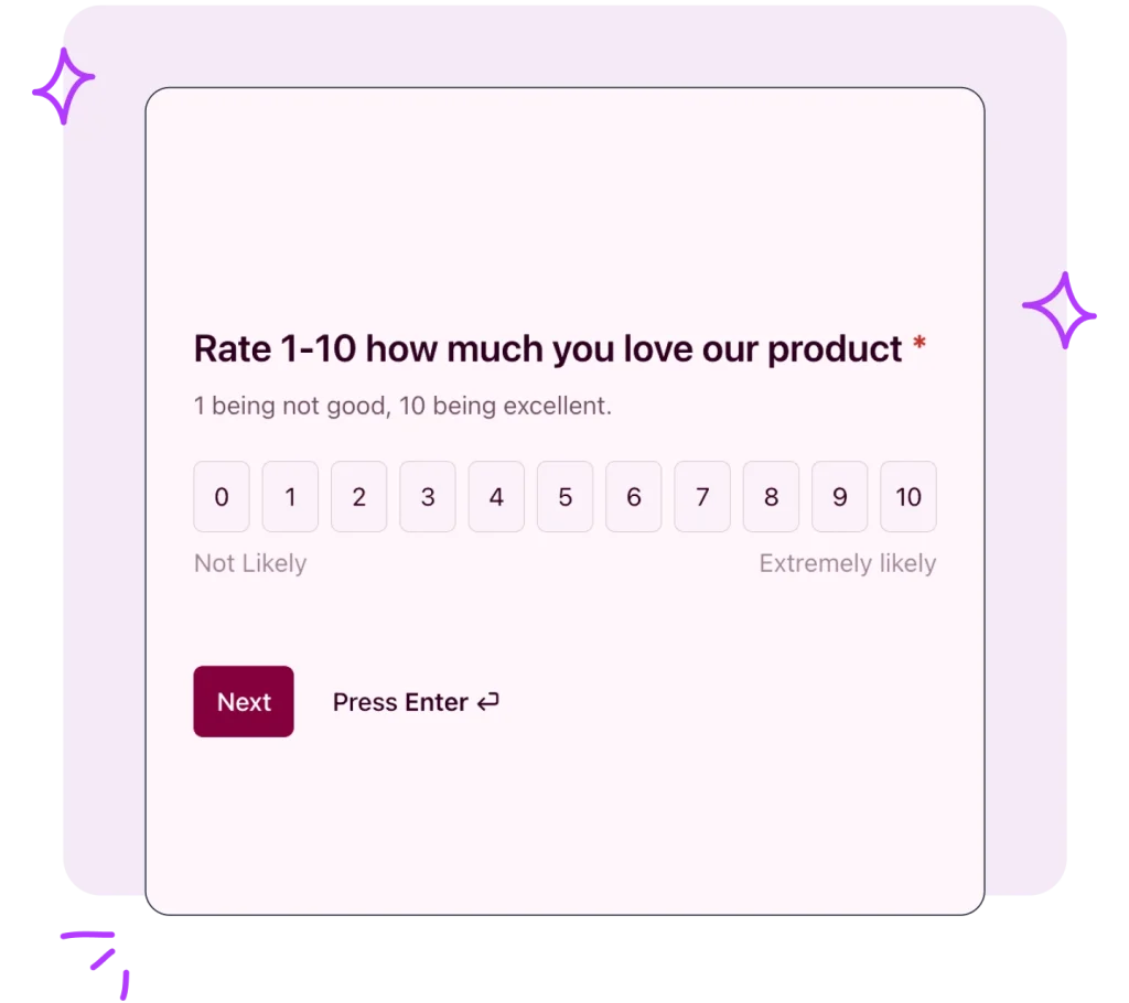 built in nps reporting