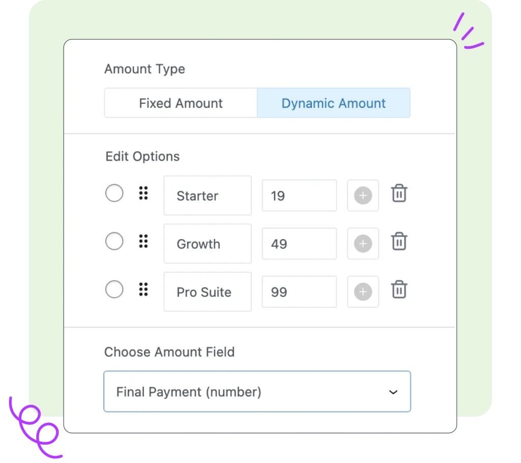 dynamic pricing control