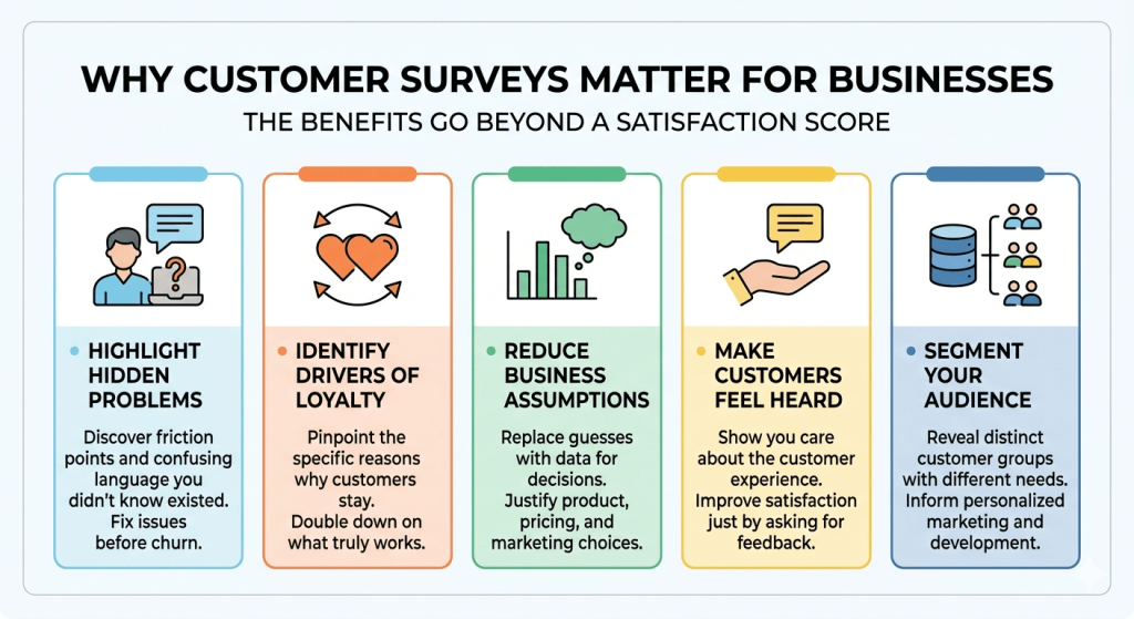 25 Survey Questions To Ask Customers (With Examples) Why Customer Surveys Matter for Businesses