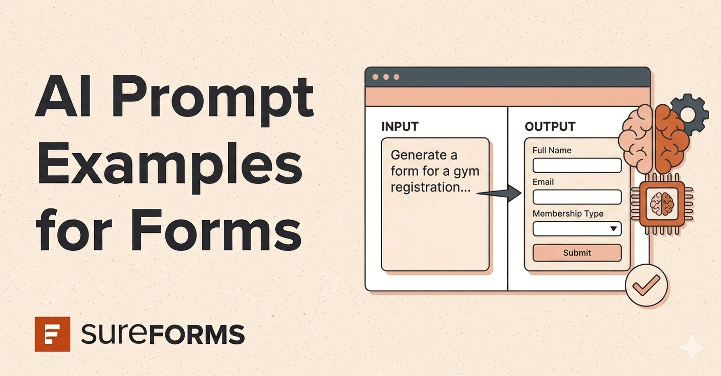 10 AI Prompt Examples To Create High-Converting Forms - SureForms