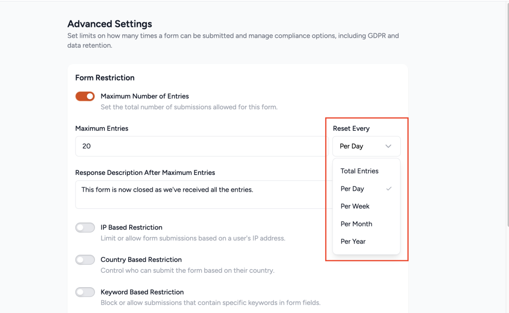 SureForms v2.8 (Free 2.8.2 / Premium 2.8.3): Flexible Payments, Smarter Hidden Fields, Finer Control Over Limits & More Recurring entry limits