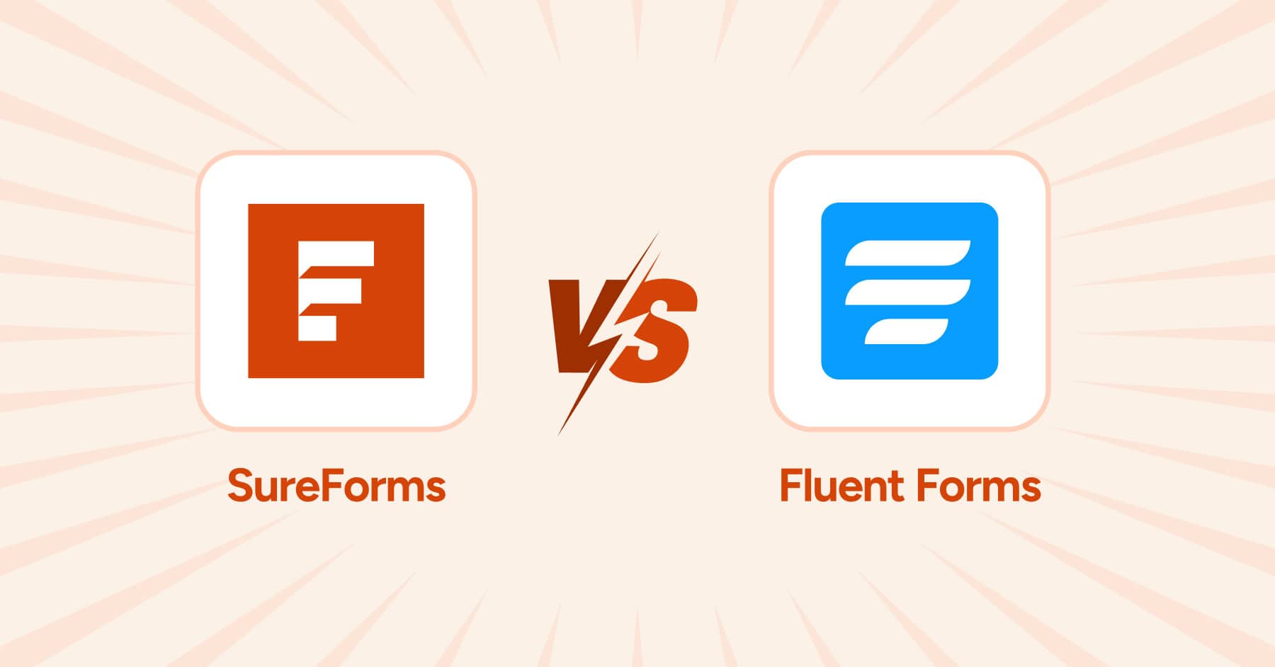 SureForms vs Fluent Forms - SureForms