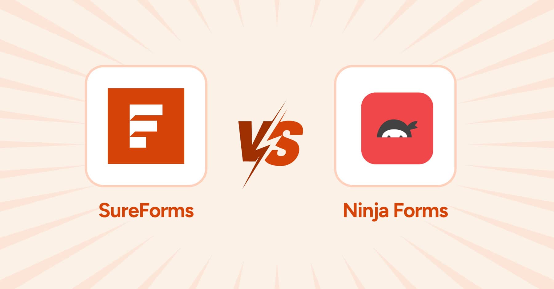 SureForms vs Ninja Forms - SureForms