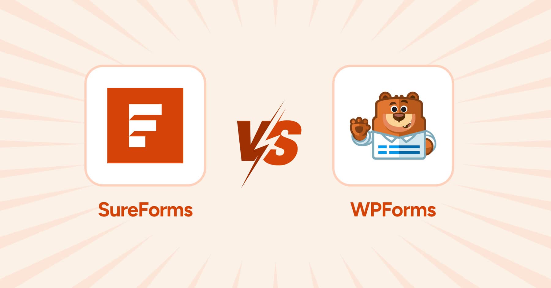 SureForms vs WPForms - SureForms