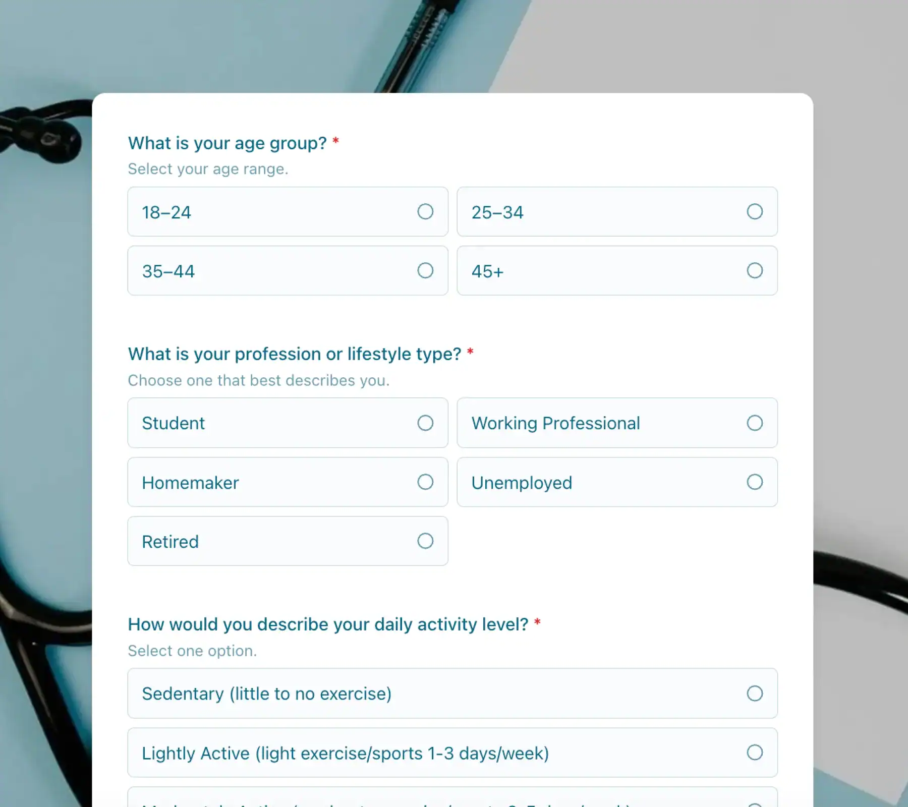 health survey