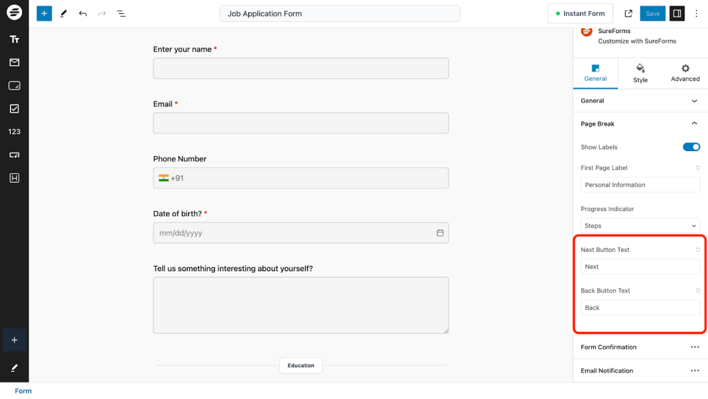 Multi-Step Forms in WordPress: What They Are & When You Should Use Them? Customize your Multi-Step Form