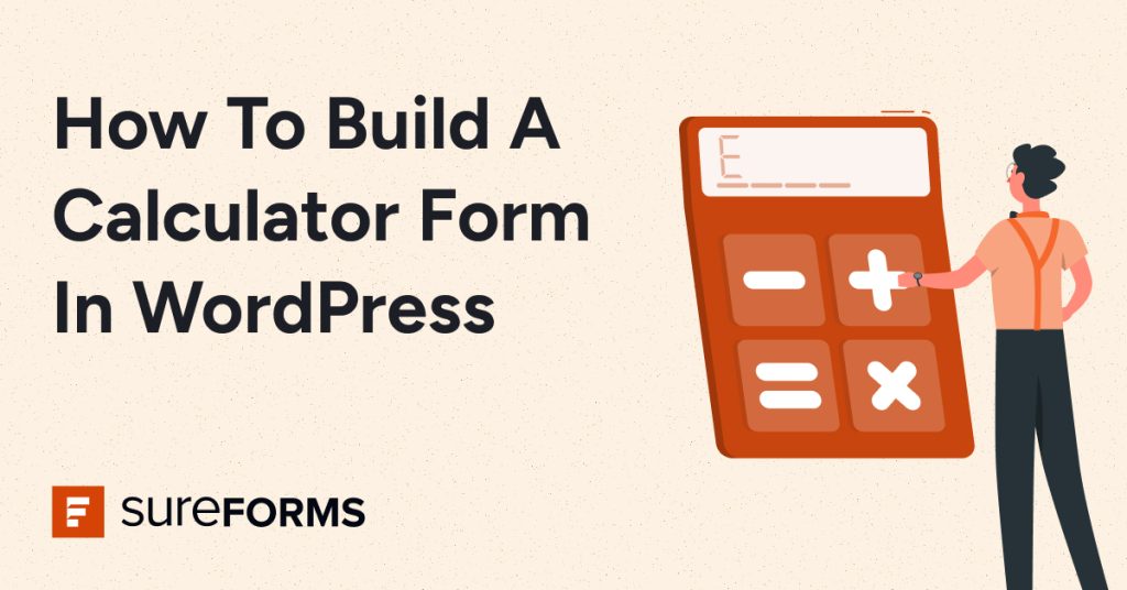 how to build a calculator form in wordpress
