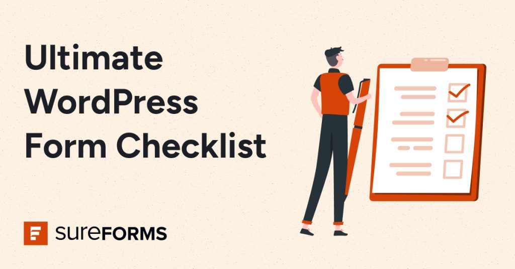 ultimate wordpress form checklist