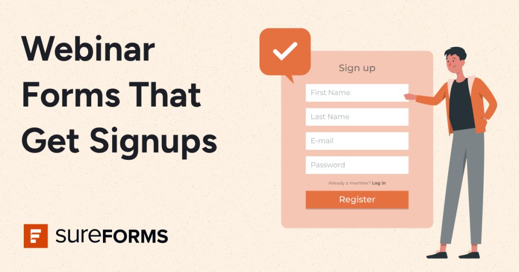 webinar forms that get signups