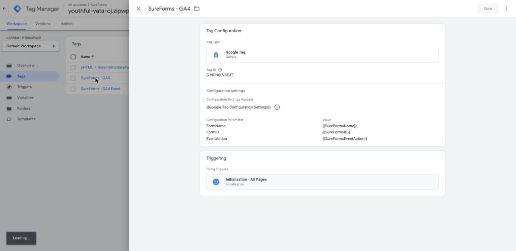 How to Send SureForms Events to Google Analytics 4 via GTM image