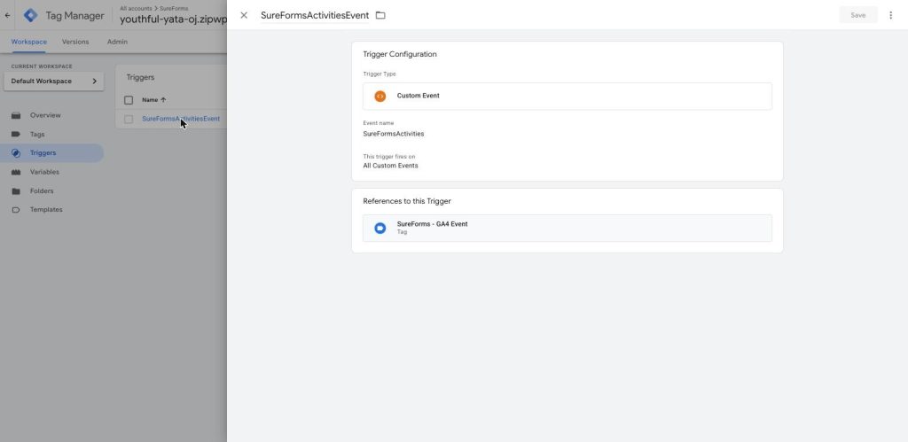 How to Send SureForms Events to Google Analytics 4 via GTM image