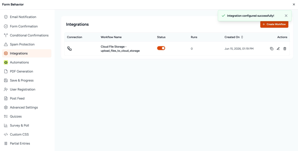 Upload Form Files and Signatures to Google Drive with SureForms image