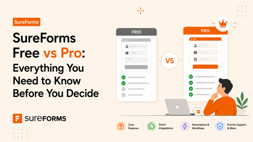 sureforms free vs pro