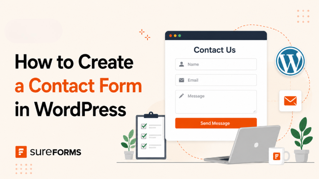how to create a contact form in wordpress