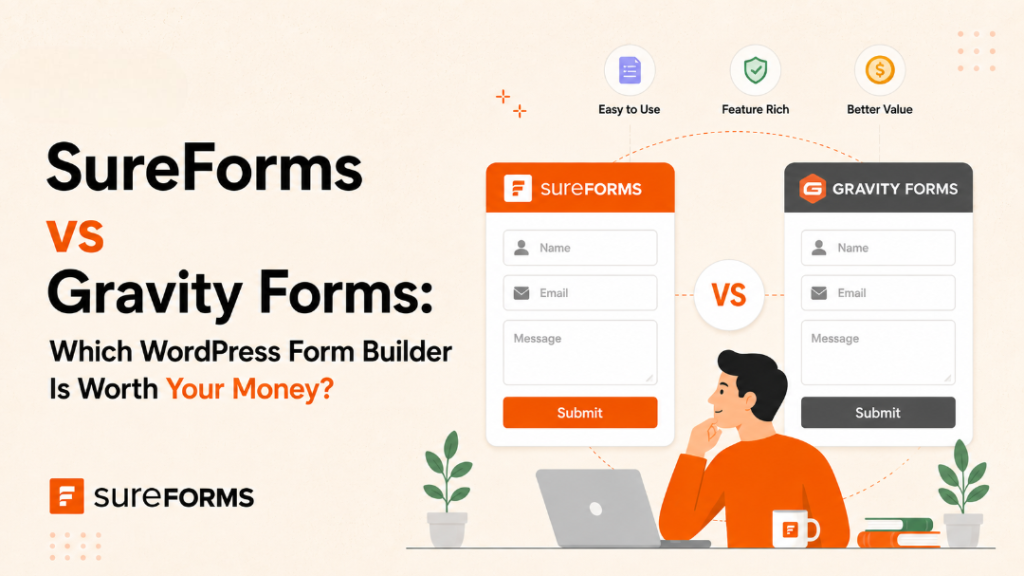 sureforms vs gravity forms which wordpress form builder is worth your money
