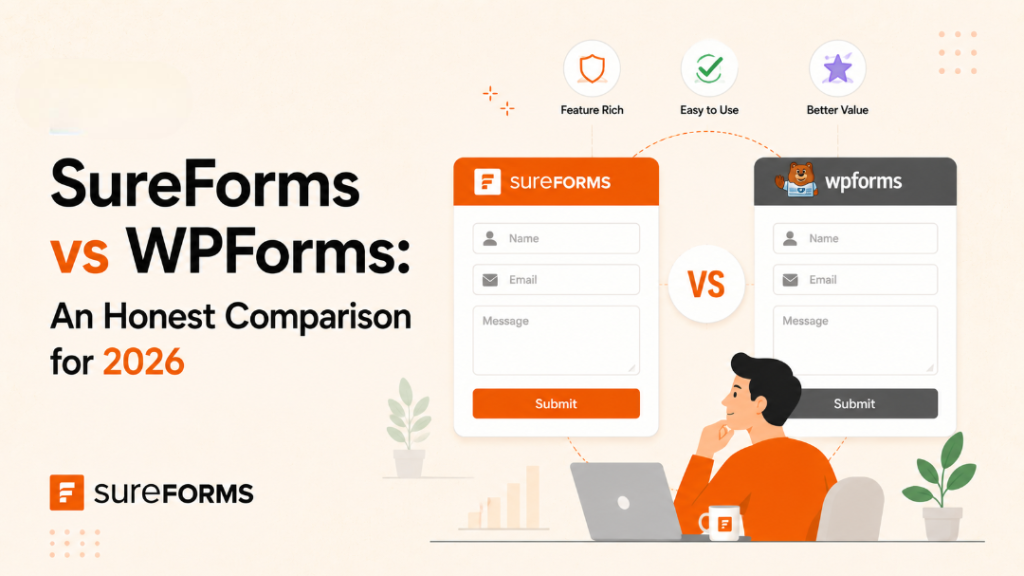 sureforms vs wpforms an honest comparison for 2026 