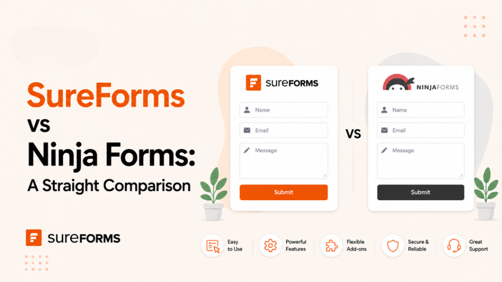 sureforms vs ninja forms