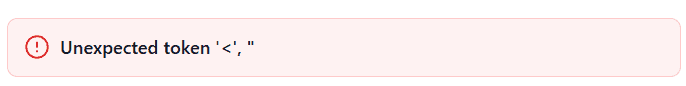 How to Fix "Unexpected Token" Errors in SureForms The error displayed on the form after the response cannot be read as JSON.