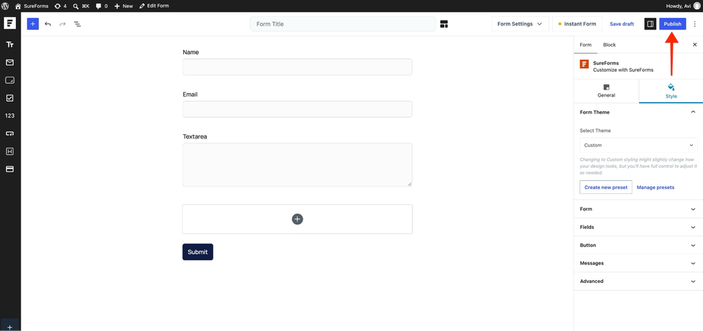 How to Create a Form from Scratch in SureForms image
